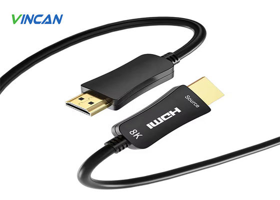 สายไฟเบอร์ออปติก HDMI ระยะไกล การส่งวีดีโอ 4K / 8K