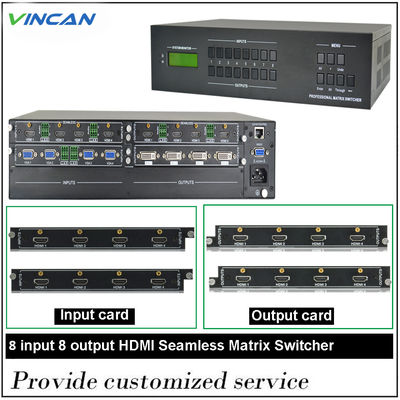 8 In 8 Out 22W HDMI Matrix Switcher ตัวสลับสัญญาณ HDMI ดิจิตอลเต็มรูปแบบ