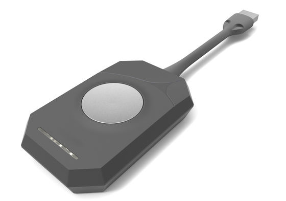 4K Input 1080P Output Wireless HDMI Display Dongle Adapter with Dual HDMI VGA Output สําหรับการสตรีม PC Laptop