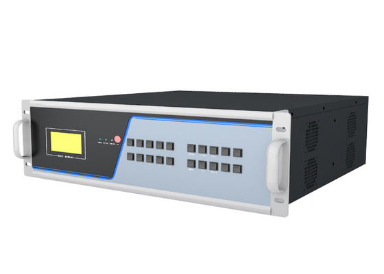 3840x2160 60hz และความสอดคล้องด้านล่าง Advanced FPGA 88 Port 3.5 U Fiber KVM Matrix