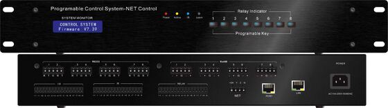 โปรแกรม AV Control Processor พร้อม 8 Port RS-232 8 Channel IR และ 16 คลิ้นต์พร้อมกันสําหรับระบบอัตโนมัติกลาง