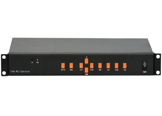 IR 3X3 LCD Video Wall splitter Controller kit พร้อม RS232 Remote Case Key Control