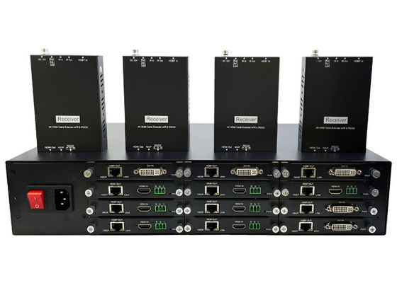 4k HDMI Over Cat5 Extender พร้อมอินพุต HDMI 12X และเอาต์พุต HDBaseT
