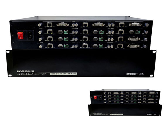 Vincan Ultra Slim 4K HDMI ผ่าน HDBaseT 70 เมตร Exender พร้อมพอร์ตเอาต์พุต HDBaseT 12 พอร์ต