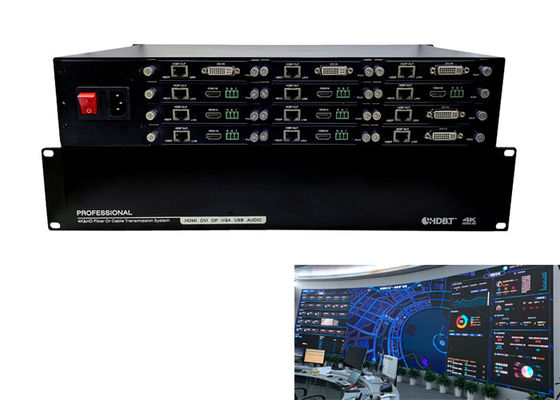 ตัวขยายสัญญาณ HDBT 12 พอร์ต Hdbaset เป็น Hdmi Converter 4k