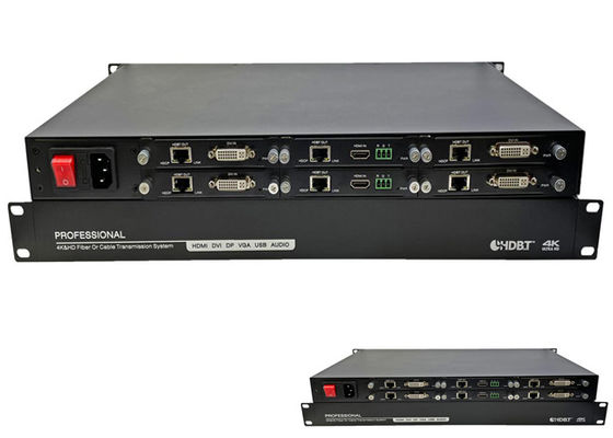 1080p UHD 1x6 HDMI HDBaseT ตัวขยาย / ตัวแยก 195ft + ตัวรับ