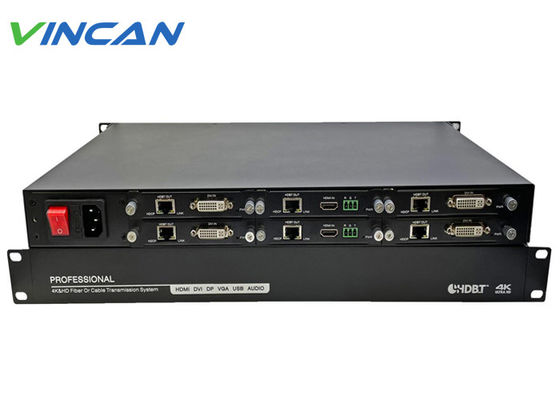 4K HDMI HDBaseT เครื่องส่งสัญญาณวิดีโอ Extender พร้อมพอร์ต 6 พอร์ต 70M