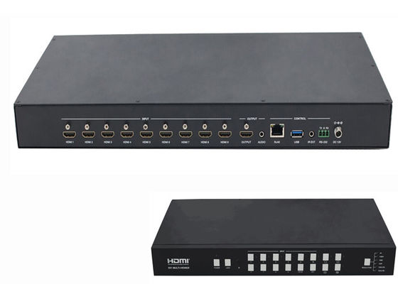 RoHs HDMI 1.4b HDCP 1.4 HDMI Multiviewer พร้อมสวิตช์แบบไม่มีรอยต่อ