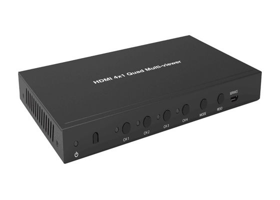 4 อินพุต HDMI 4K Quad Multiviewer พร้อมเอาต์พุต 1XHDMI และเอาต์พุต 1XVGA