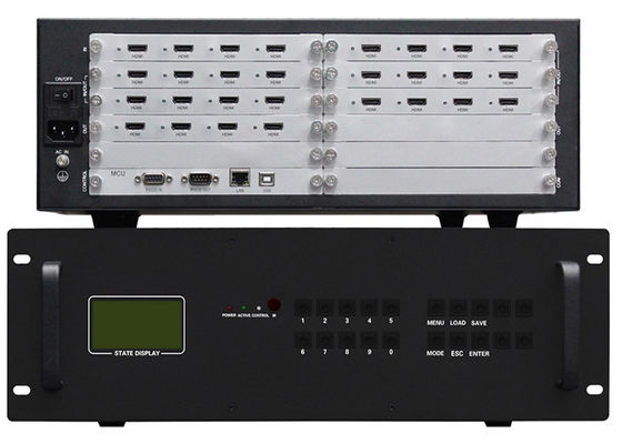 16 / 9 อัตราการแสดง 55 Hdmi Video Wall Controller 4k Ultra Hd