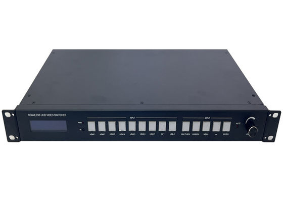เครื่องเปลี่ยนการนําเสนอ UHD แบบไร้ขอบเขต พร้อมการควบคุม Multiview
