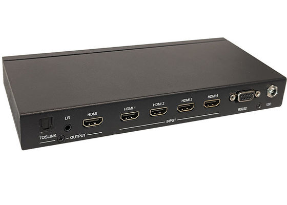 4x Inputs และ 1x Output เครื่องเปลี่ยนวิดีโอ UHD แบบไร้ขัด กับการควบคุม Multiview