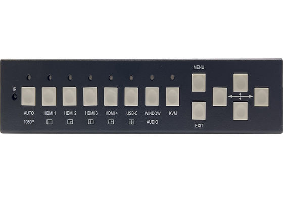 5x Inputs และ 2x Outputs เครื่องเปลี่ยนวิดีโอ UHD แบบไร้ขอบเขต พร้อม Multiview และ KVM Control