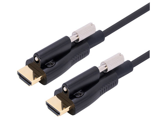 สายไฟเบอร์ออปติก HDMI ความเร็วสูงสุด การส่ง 4K/8K ความช้าไม่มาก