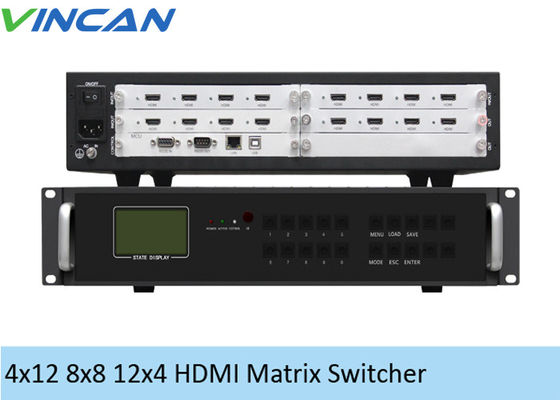 เครื่องควบคุมกําแพงวิดีโอ HDMI พร้อมตัวเลือกการจัดวางจอที่หลากหลาย