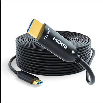 เคเบิลไฟเบอร์ออปติก HDMI ความเร็วสูงสุด พร้อมการสนับสนุน 4K, 3D และ HDR สําหรับการตั้งค่าเคเบิล HDMI ออปติกที่ทํางาน