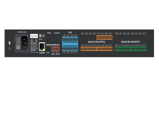Ethernet Dante Audio Controller 8 X XLR/TRS Combo Jacks และ ADI SHARC 21489 โปรเซสเซอร์