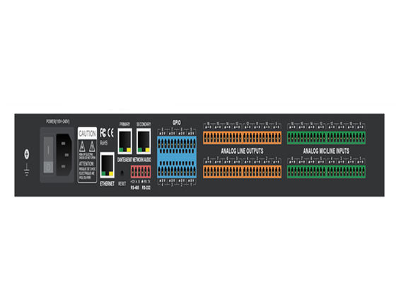 ระยะไดนามิก 100dB Dante Audio Controller 7.9 X 5.9 X 2.2 ในระบบ Windows/Mac