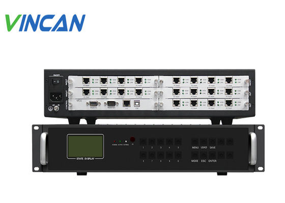 3.5mm Analog Audio Output Port Modular Video Wall Controller การสนับสนุนไฟฟ้าคู่