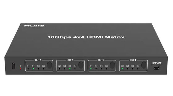 แมตริกส์ควบคุม HDMI สําหรับอุปกรณ์เสียงและวิดีโอในบ้าน รองรับความละเอียดถึง 1080P