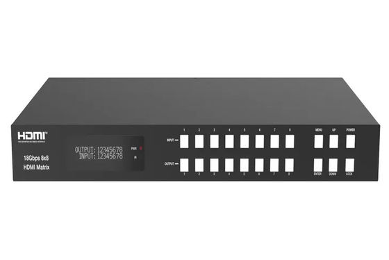 สนับสนุน Multi Output Resolution HDMI Matrix Switcher สําหรับอุปกรณ์เสียงและวิดีโอในบ้าน