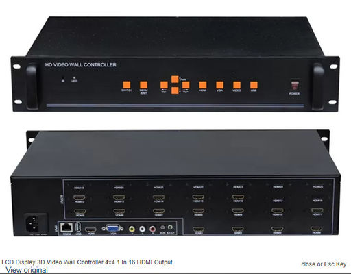 เครื่องควบคุมวิดีโอผนัง 2x4 2x2 3x4 ที่มีความคัดเลือก 1920x1080