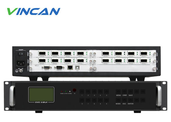 2x2 2x4 สัญญาณ โมดูลาร์ วิดีโอ วอลล์ คอนโทรลเลอร์ สําหรับจอ LCD HDMI Output Port