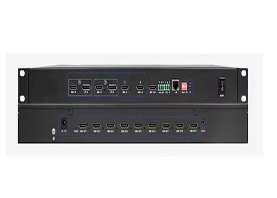 โปรเซสเซอร์กําแพงวิดีโอ HDMI ที่ก้าวหน้าสําหรับการจัดการวิดีโอหลายจอ