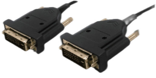 MPO FIBER CABLE DVI เครื่องแปลงไฟเบอร์ DVI ที่มีประสิทธิภาพสูง 4K@30Hz 10.2Gbps