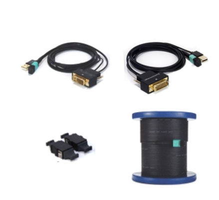 MPO FIBER CABLE DVI เครื่องแปลงไฟเบอร์ DVI ที่มีประสิทธิภาพสูง 4K@30Hz 10.2Gbps