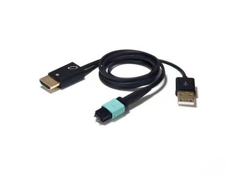 สายไฟเบอร์ MPO ไปยัง DisplayPort - การส่งวีดีโอ 8K ความเร็วสูง