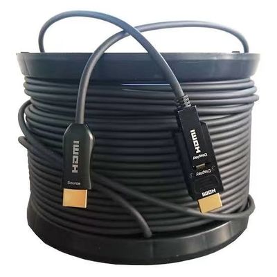HDMI 2.0 ไฟเบอร์ออปติกเคเบิล การสนับสนุนความละเอียด 4K สําหรับการเชื่อมต่อระยะไกล