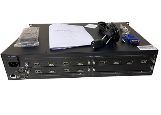 8 ใน 4 Out HDMI Matrix Switcher จัดการอุปกรณ์หลายอย่างมีประสิทธิภาพ