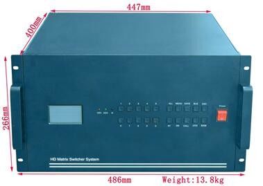 เครื่องเปลี่ยนเมทริกซ์วีดีโอที่เข้าถึงได้ง่าย ด้วยความกว้างแบนด์เวท 225MHz และควบคุมอีเทอร์เน็ต