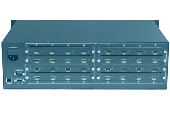 10.8 ปอนด์ Video Matrix Switcher กับ 16x16 แบบเมทริกซ์ และ 16 Port HDMI