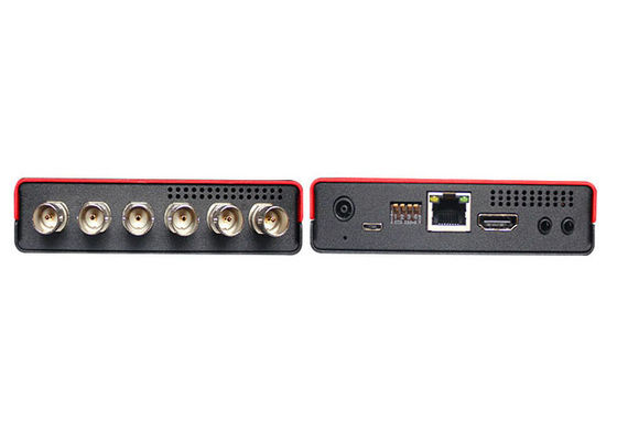 3G/HD/SD-SDI Quad Multiviewer และ Switcher พร้อมจอเครื่องวัดเสียง