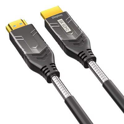 สายไฟฟ้าออทติกอล 4K HDMI ยาวมาก ราคาเสียสัญญาณไม่มาก, พร้อม HDR, Plug & Play Design