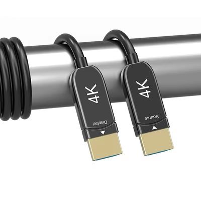 สายเคเบิลไฟเบอร์ออปติก HDMI ระยะไกล - สูงถึง 100 เมตร โดยไม่มีการสูญเสียสัญญาณ