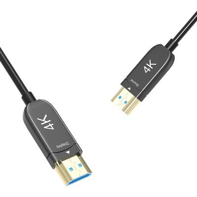 สายเคเบิลไฟเบอร์ความเร็วสูง HDMI Ultra HD 4K 60Hz สายส่งสัญญาณเบาและมั่นคง