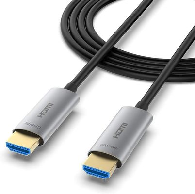 สายเคเบิลไฟเบอร์ออปติก HDMI 1080P แบบมืออาชีพพร้อม HDCP V2.3 และอัตราการอัพเดทที่สนับสนุน 60Hz