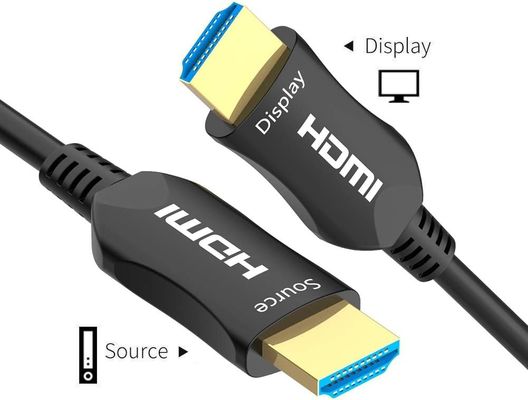 สายเคเบิลไฟเบอร์ออปติก 4K HDMI ระยะทางไกล ไม่มีการสูญเสียสัญญาณ รองรับ Ultra HD 60Hz