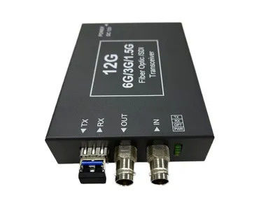 12G SDI 4K Fiber Extender - การถ่ายทอดวีดีโอที่ไม่อัดสับสําหรับการออกอากาศ