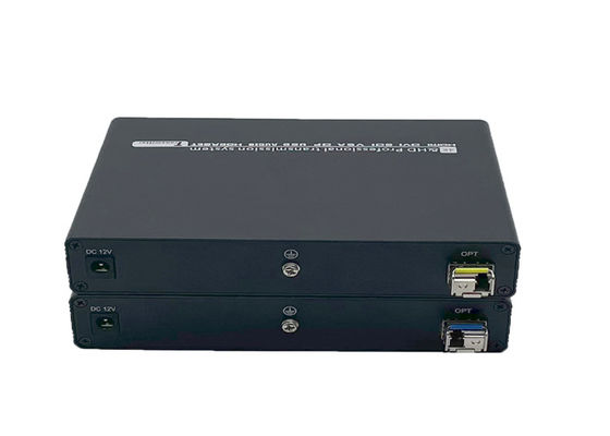 DVI Over Fiber Extender ภาพที่มีความมั่นคงและความละเอียดสูงสําหรับ AV และความปลอดภัย