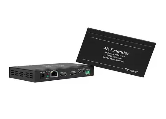 4K CAT 5 6 เครื่องขยาย HDMI HDBaseT ที่ไม่กดและไม่มีความช้า