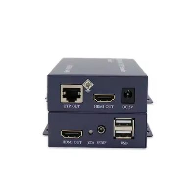 เครื่องขยาย HDBaseT 4K HDMI แบบมืออาชีพ 100m การส่งไร้การสูญเสีย