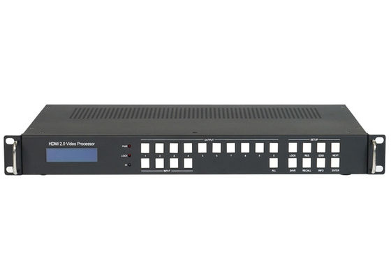4 Input 8 Output HDMI LCD Video Wall 4k 60hz เครื่องควบคุมผนังจอ