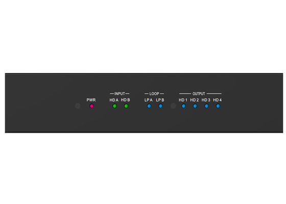2 ใน 4 ออก 2x4 Hdmi Splitter กับ Video Wall Adapter 2x2 เครื่องควบคุม Video Wall - 4k