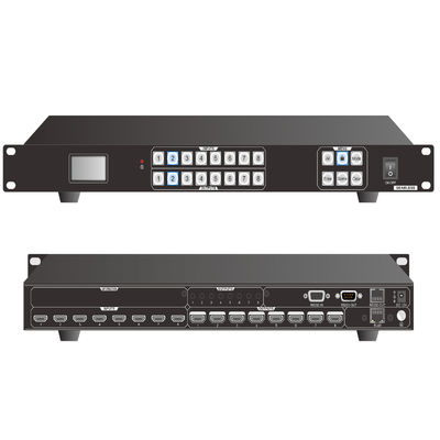 8x8 4K HDMI เครื่องเปลี่ยนเมทริกซ์ Extender 8x4 HDMI เครื่องเปลี่ยนเมทริกซ์
