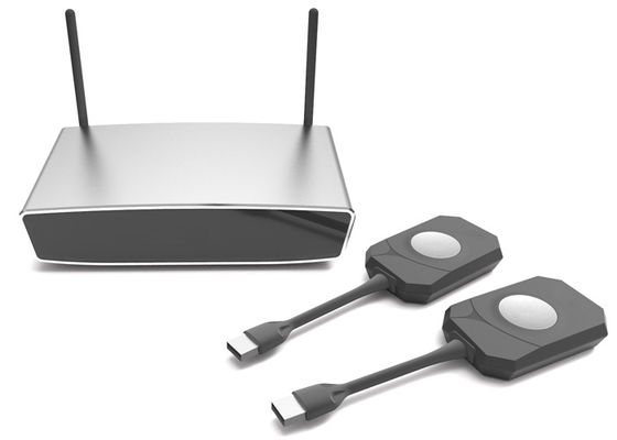 4K Wireless HDMI Display Adapter Dongle พร้อม AES CCMP Encryption และ 12V DC Power Supply