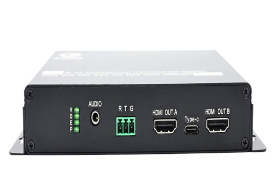 เครื่องขยายไฟเบอร์ออปติก HDMI ระดับอุตสาหกรรม 4K 60Hz Ultra HD สูงถึง 10KM
